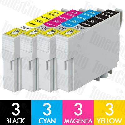 Epson 200XL High Yield 12 Pack Compatible Inkjet Cartridge Combo