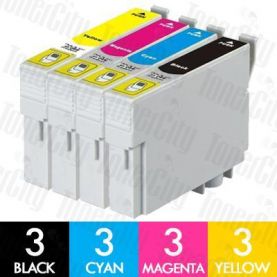 Compatible Epson 73N 12 Pack Inkjet Cartridge Combo