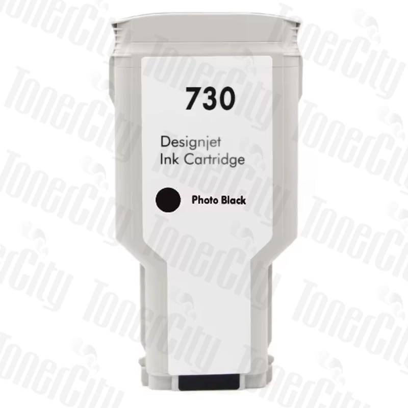 Compatible HP 730 / 730B Photo Black P2V73A / 3ED49A DesignJet Inkjet Cartridge 300ML