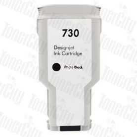 Compatible HP 730 / 730B Photo Black P2V73A / 3ED49A DesignJet Inkjet Cartridge 300ML