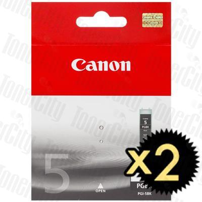 Canon PGI-5BK Black 2 Pack Genuine Inkjet Cartridge