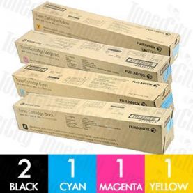 Fuji Xerox CT202352-CT202355 (DocuPrint CM415AP) 5 Pack Genuine Toner Cartridge Combo